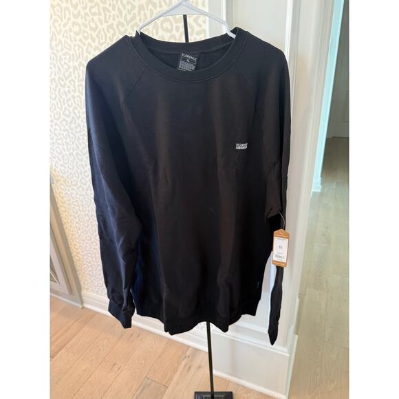 Florence Marine X Label Crew Men's Black Pullover Sweatshirt Size XL - Picture 4 of 8